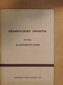 Csepeli György - Közművelődési ismeretek [antikvár]