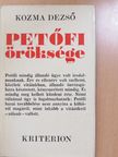 Kozma Dezső - Petőfi öröksége (dedikált példány) [antikvár]