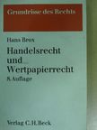 Dr. Hans Brox - Handelsrecht und Wertpapierrecht [antikvár]