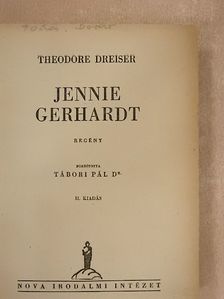 Theodore Dreiser - Jennie Gerhardt [antikvár]