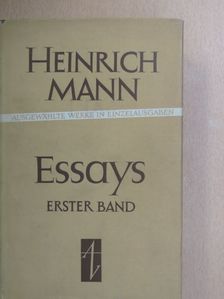Heinrich Mann - Essays 1. [antikvár]