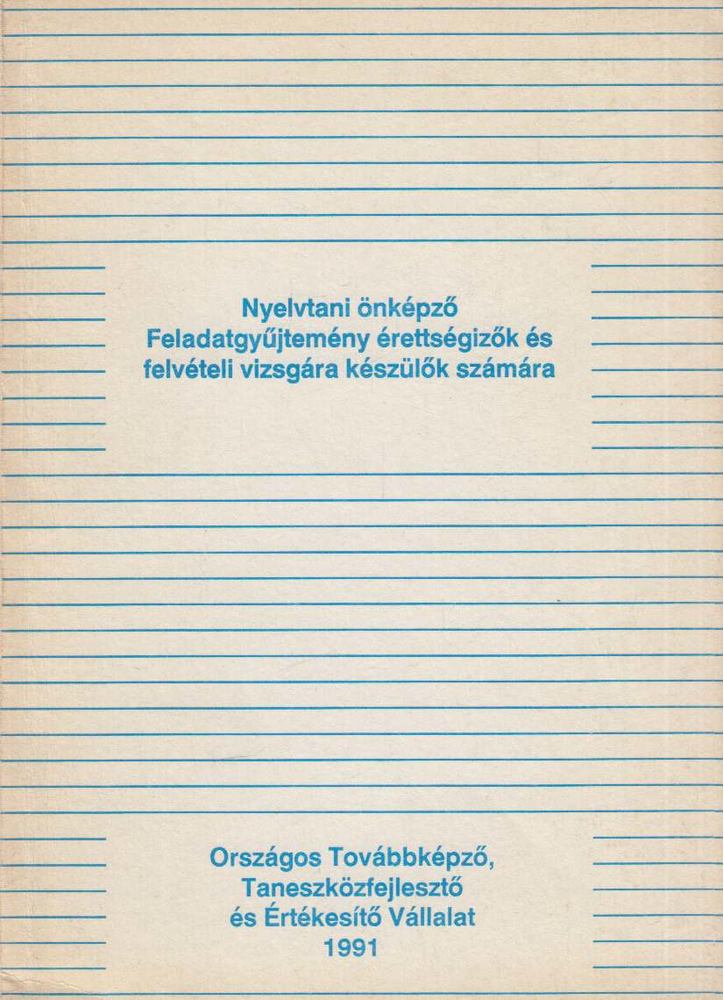 Jobbágyné András Katalin, Törzsök Édua, Trencsényi Borbála - Nyelvtani önképző [antikvár]
