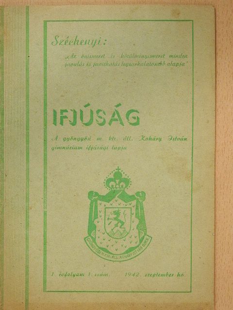 Ifjúság 1942. szeptember [antikvár]