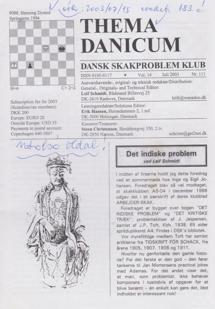 Erik Hansen - Thema Danicum 2003/Juli [antikvár]