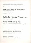 Kolozsváry Ernő - Meghívó Medgyessy Ferenc rajzaiból rendezett kiállításra [antikvár]