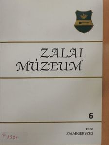 Bánffy Eszter - Zalai Múzeum 6. [antikvár]