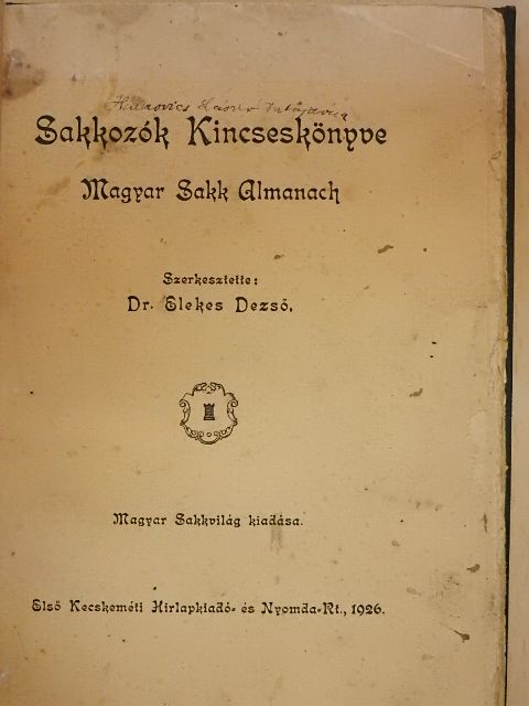 Sakkozók Kincseskönyve [antikvár]