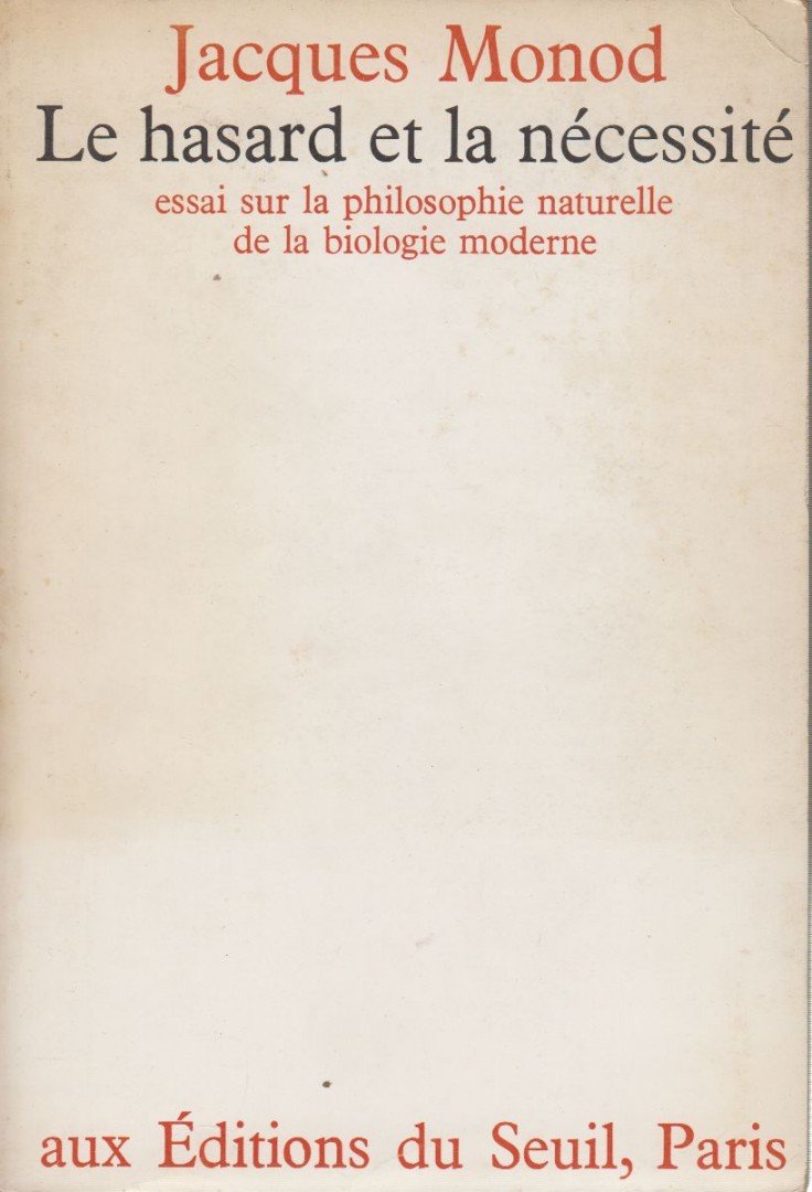 Jacques Monod - Le hasard et le nécessité [antikvár]