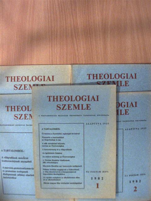Theologiai Szemle 1982. (nem teljes évfolyam) [antikvár]