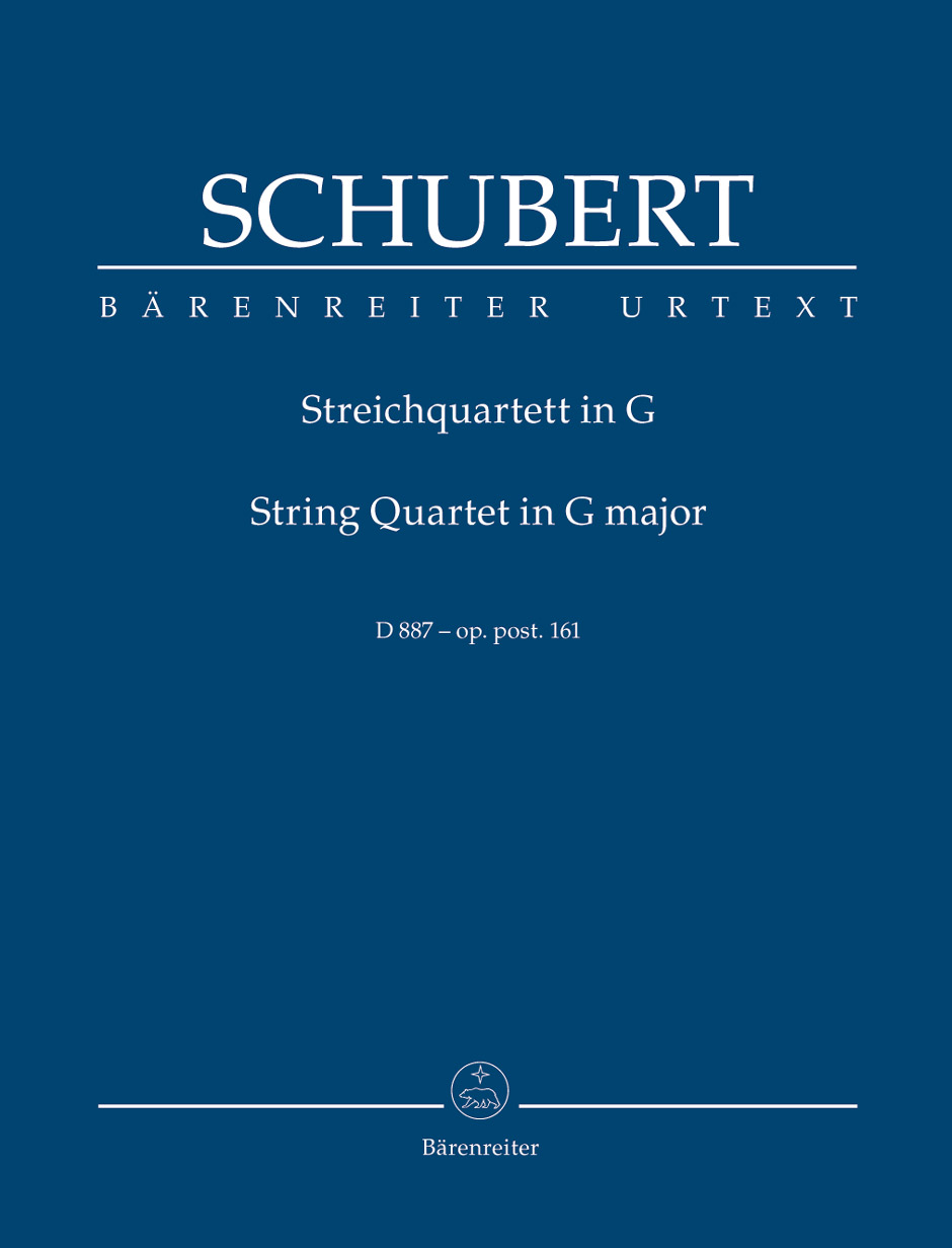 Franz Schubert - STREICHQUARTETT IN G D 887-OP.POST. 161 STUDIENPARTITUR URTEXT (WERNER ADERHOLD)