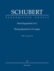 Franz Schubert - STREICHQUARTETT IN G D 887-OP.POST. 161 STUDIENPARTITUR URTEXT (WERNER ADERHOLD)