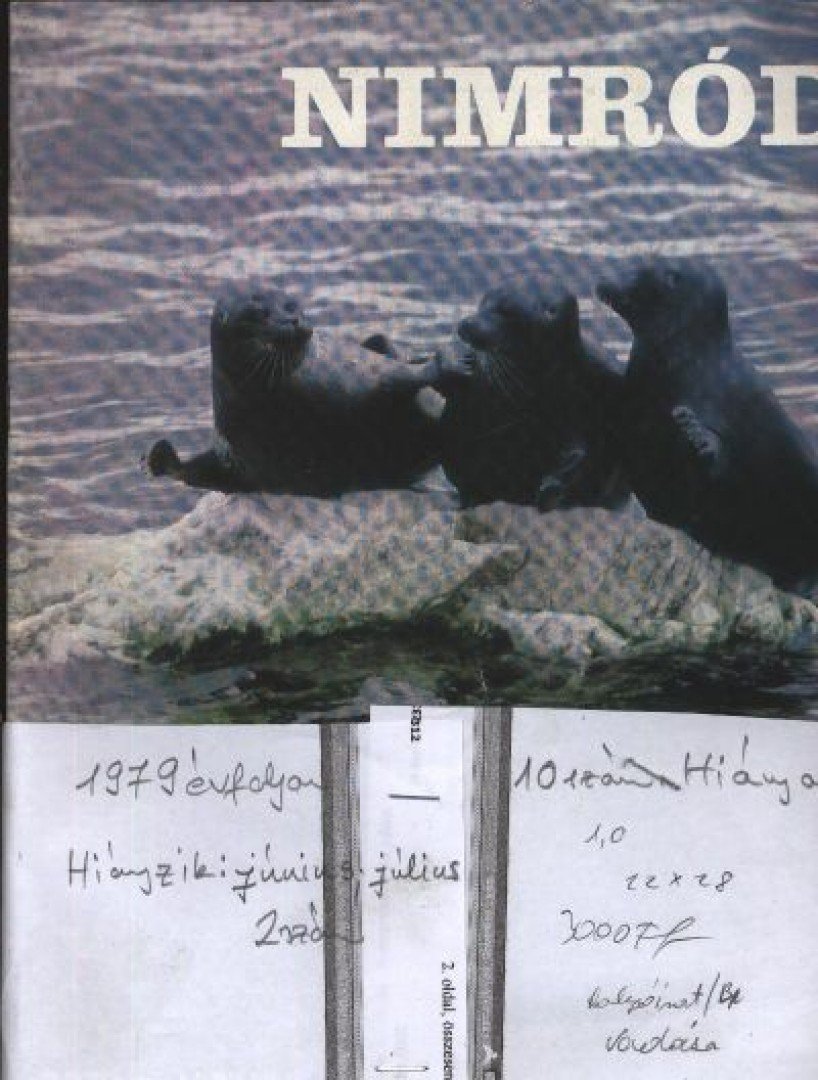 Nimród 1979. évfolyam (hiányos) - számonként [antikvár]