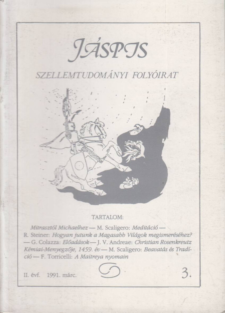 Biczó Iván (szerk.) - Jáspis szellemtudományi folyóirat II. évfolyam 3. szám. [antikvár]