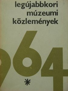 Csongor Győző - Legújabbkori Múzeumi Közlemények 1964. [antikvár]