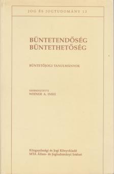 Büntetendőség - büntethetőség [antikvár]