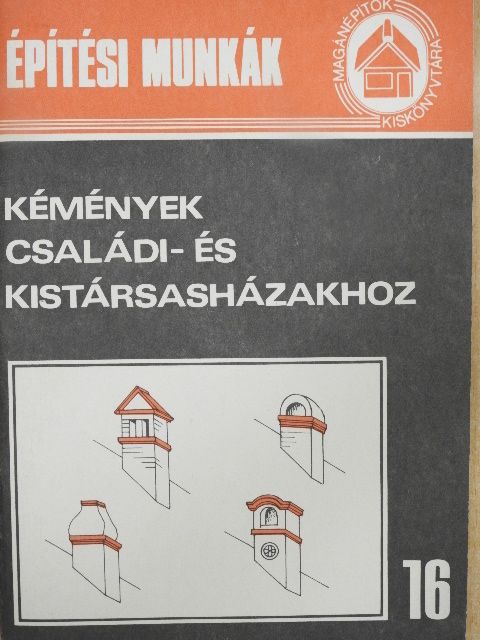 Dr. Párkányi György - Kémények családi- és kistársasházakhoz [antikvár]