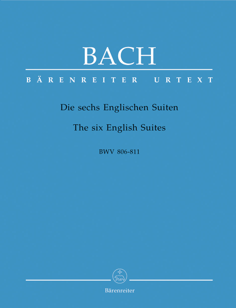 J. S. Bach - DIE SECHS ENGLISCHE SUITEN BWV 806-811 FÜR KLAVIER URTEXT (ALFRED DÜRR)