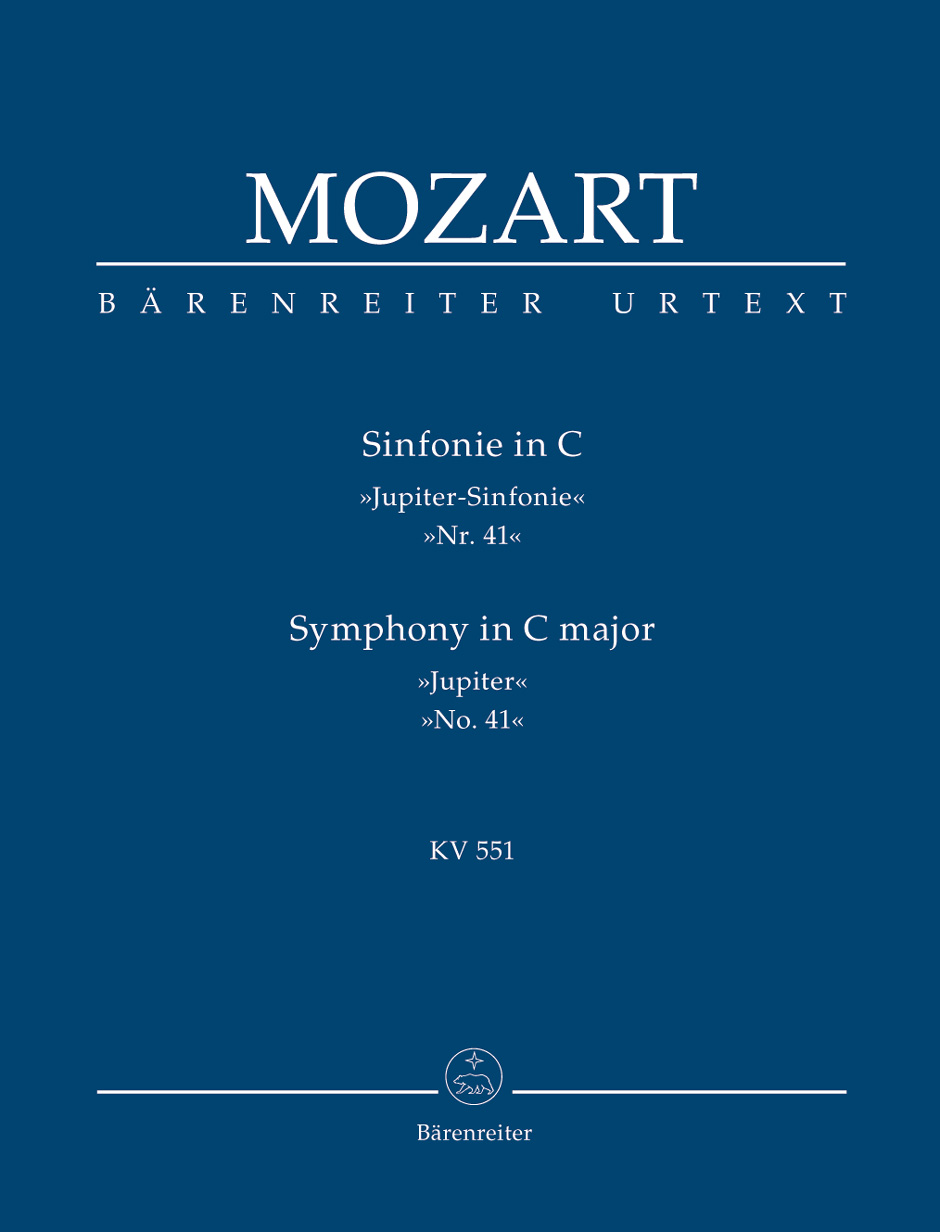 MOZART, W,A, - SINFONIE IN C "JUPITER-SINFONIE" NR.41 KV 551 TASCHENPARTITUR
