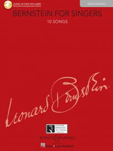 BERNSTEIN - BERNSTEIN FOR SINGERS. 10 SONGS BARITONE/BASS. AUDIO ACCESS INCLUDED