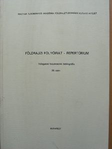 Földrajzi folyóirat - Repertórium [antikvár]