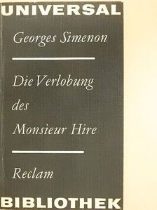 Georges Simenon - Die Verlobung des Monsieur Hire [antikvár]