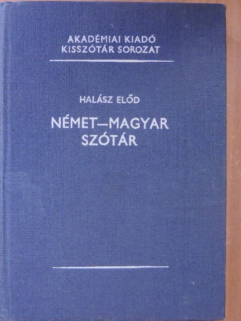 Halász Előd - Német-magyar szótár [antikvár]