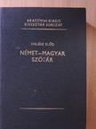 Halász Előd - Német-magyar szótár [antikvár]