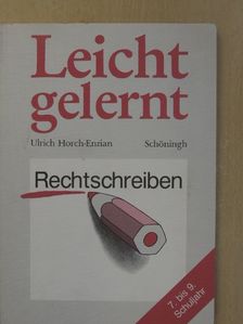 Ulrich Horch-Enzian - Leicht gelernt [antikvár]