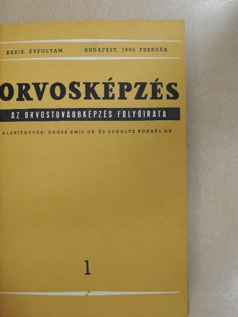 Dr. Babics Antal - Orvosképzés 1964. január-december [antikvár]