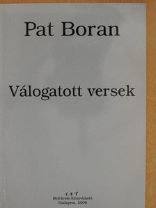 Pat Boran - Válogatott versek [antikvár]