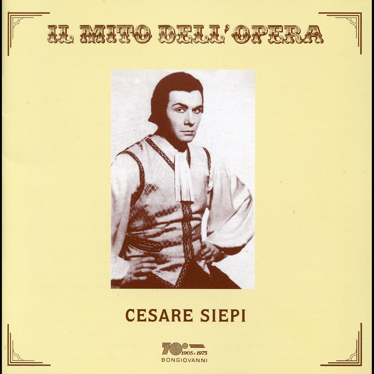 LULLY, SCHUMANN, BRAHMS, MOZART, RAVEL - CESARE SIEPI CD
