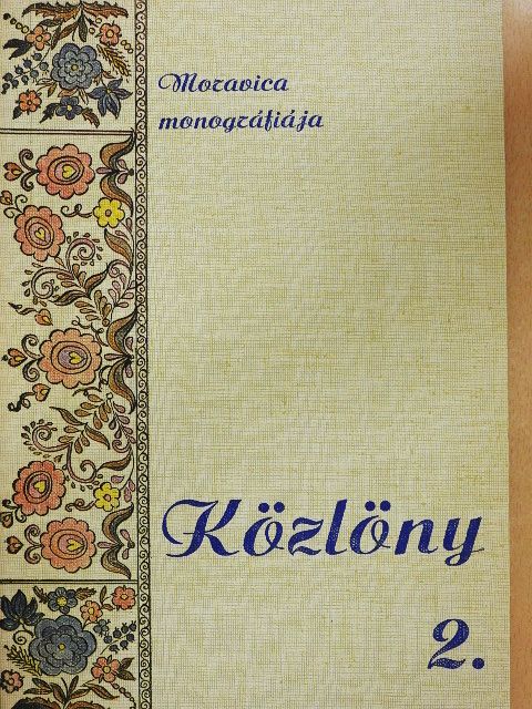 Csubela Ferenc - Közlöny 2. [antikvár]