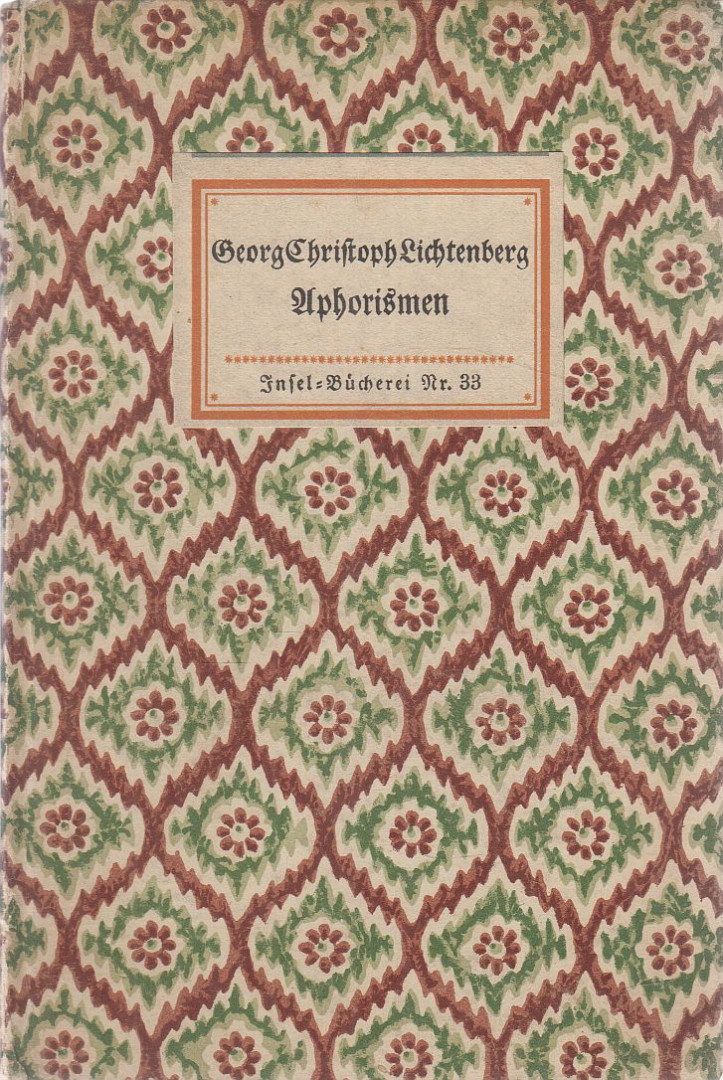Lichtenberg, Georg Christoph - Aphorismen [antikvár]