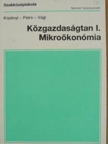 Kopányi Mihály - Közgazdaságtan I. [antikvár]