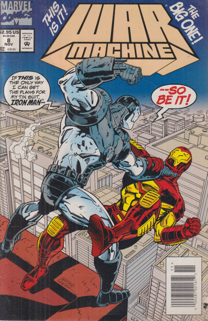 Scott Benson, Kaminski, Len, Gecko, Gabriel - War Machine Vol 1. 1, No. 8. [antikvár]