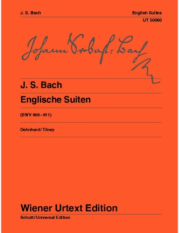 J. S. Bach - ENGLISCHE SUITEN BWV 806-811 FÜR KLAVIER WIENER URTEXT EDITION