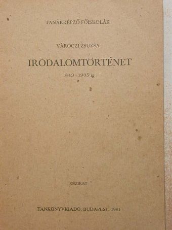 Váróczi Zsuzsa - Irodalomtörténet [antikvár]