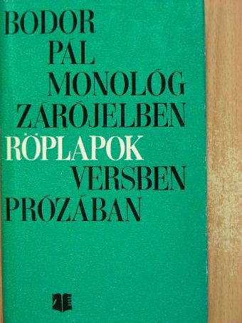 Bodor Pál - Röplapok [antikvár]