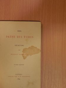 Rudolf Baumbach - Der Pathe des Todes [antikvár]