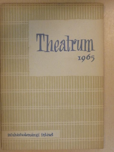 Almási Miklós - Theatrum 1965. [antikvár]