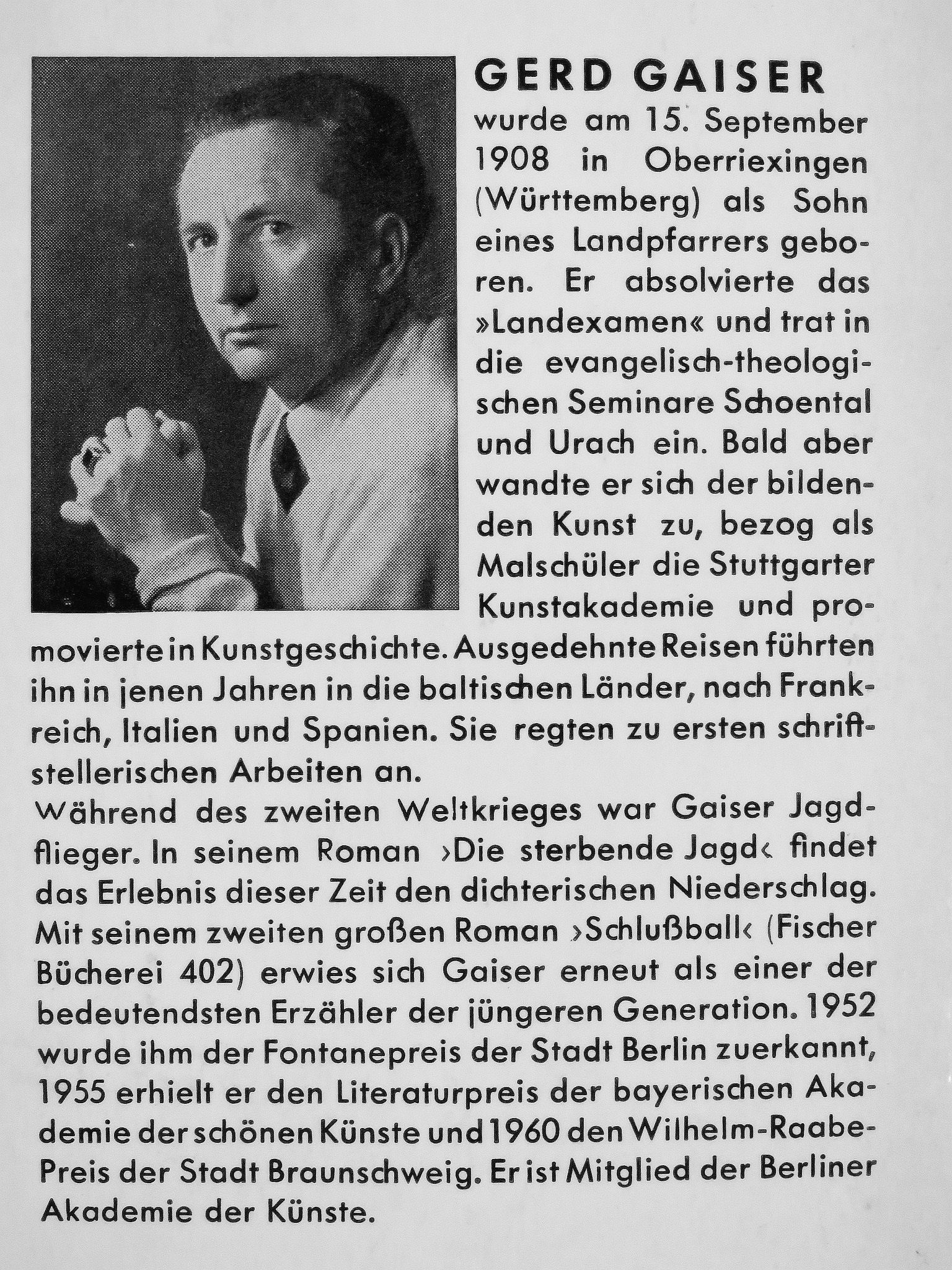 Gerd Gaiser - Die sterbende Jagd [antikvár]