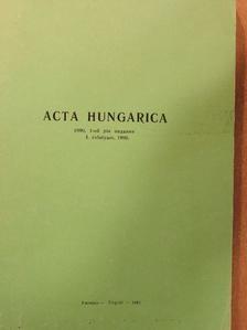Acta Hungarica 1990 [antikvár]