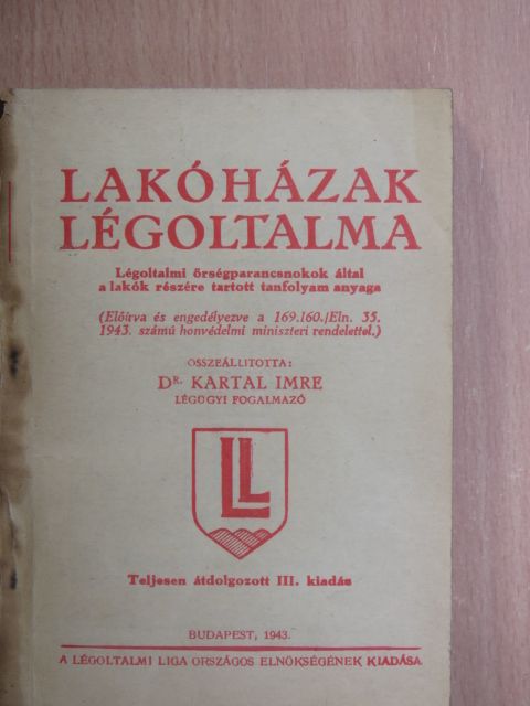 Lakóházak légoltalma [antikvár]