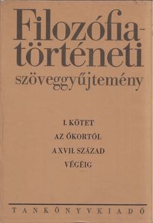 Simon Endre - Filozófiatörténeti szöveggyűjtemény I. kötet [antikvár]