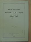 Tóth Ádám - Magyar protestáns egyháztörténeti adattár XVI. [antikvár]