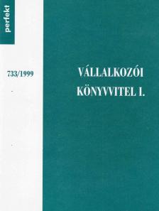 Dr. Novák Elek - Vállalkozói könyvvitel I. [antikvár]
