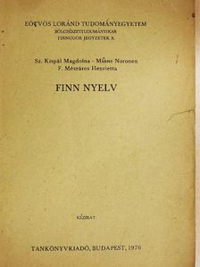 F. Mészáros Henrietta - Finn nyelv [antikvár]