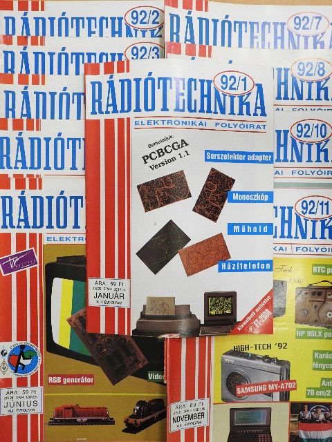 Bucsás Péter - Rádiótechnika 1992. (nem teljes évfolyam) [antikvár]