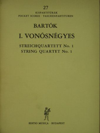 Bartók Béla - I. vonósnégyes [antikvár]