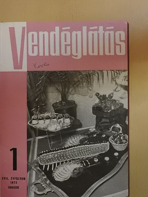Andrikó Miklósné - Vendéglátás 1973. január-december [antikvár]